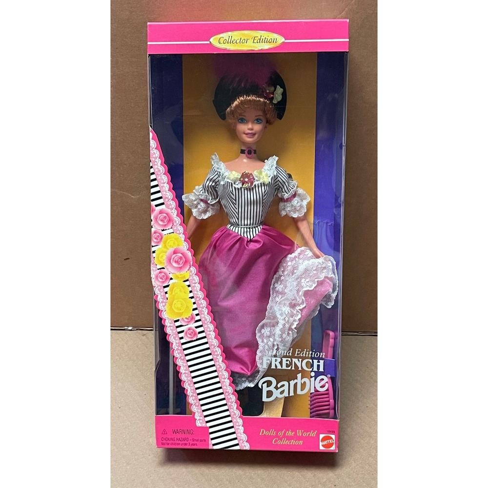 French Barbie Dolls of the World Collection Second Edition 1996 Mattel 16499